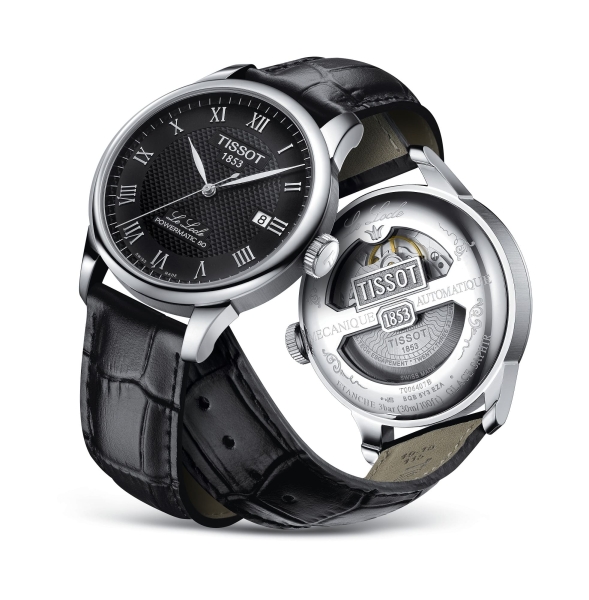 Tissot Herrenuhr Le Locle Powermatic 80 Schwarz T006.407.16.053.00