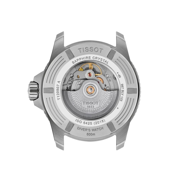 Tissot Herrenuhr Seastar 2000 Automatik Saphirglas Blau 44mm T120.907.17.041.00