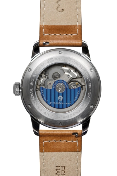 UMF Ruhla Herrenuhr Colani Automatik GMT Saphirglas Gelb Limited 1364-1