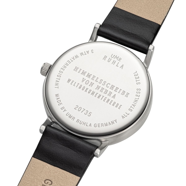 UMR Ruhla Damenuhr Himmelsscheibe von Nebra Leder 32mm 20735