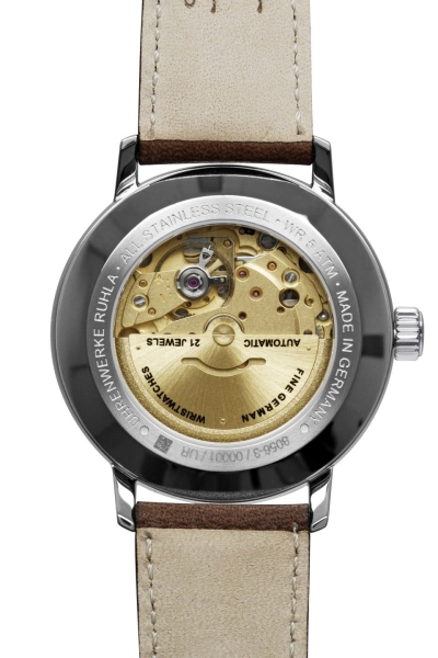 Zeppelin Herrenuhr LZ129 Hindenburg Automatik Datum Leder Blau 8056-3